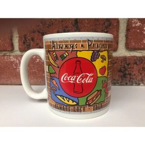 Coca Cola Coffee Mug Always a Picnic Bon Appetite 1995 Enesco Coke Collectible